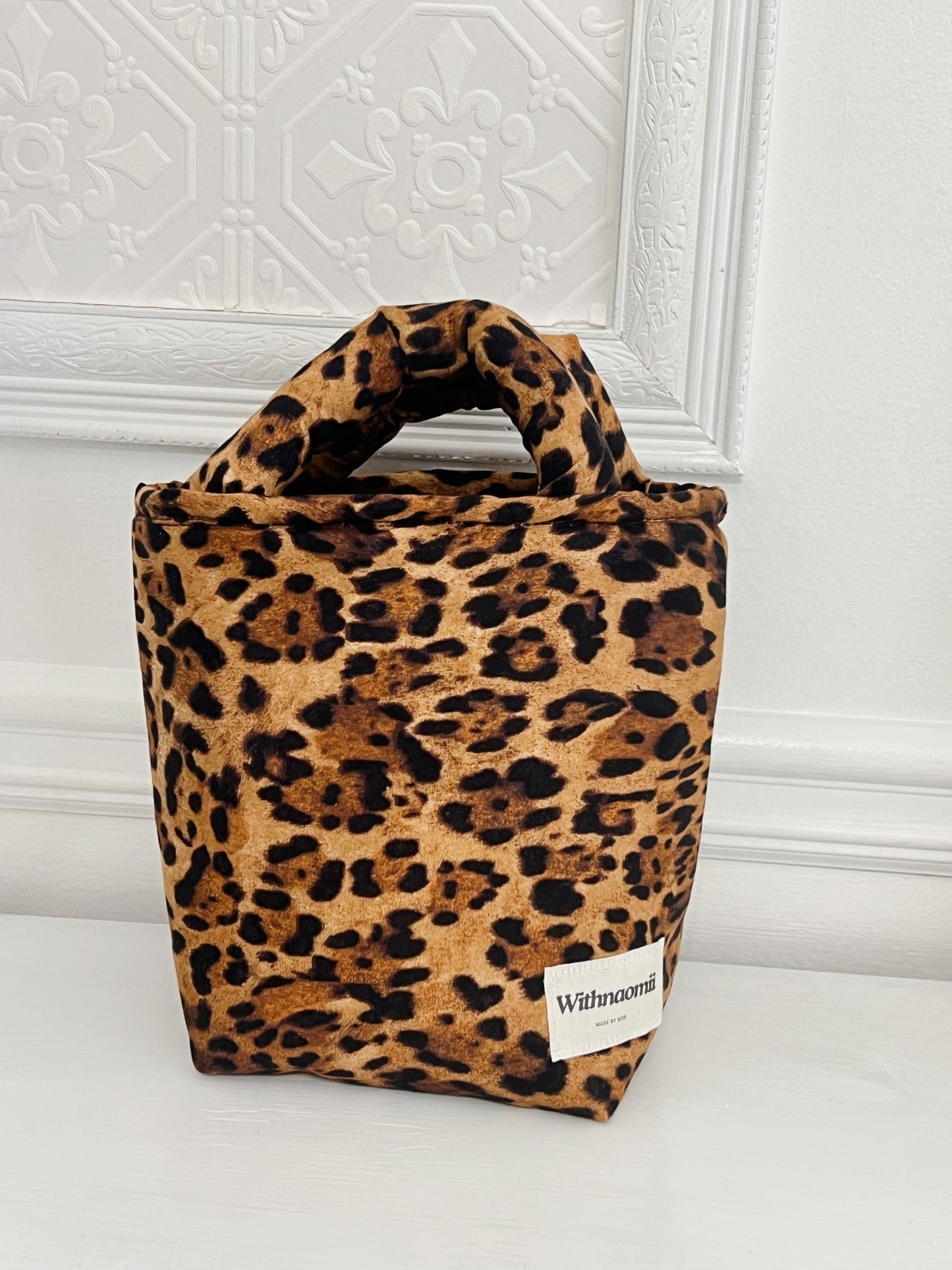 Mira puff tall tote bag
