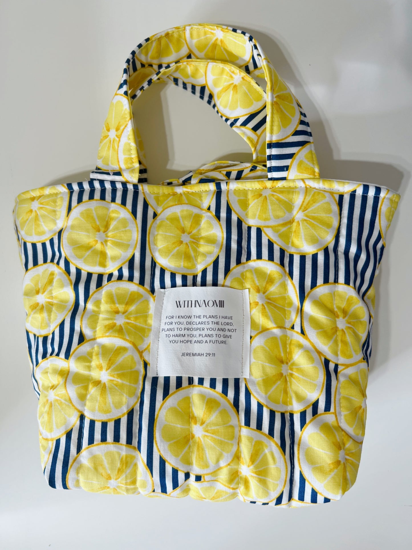 Jeremiah 29:11 the fruit mini bag (lemon)