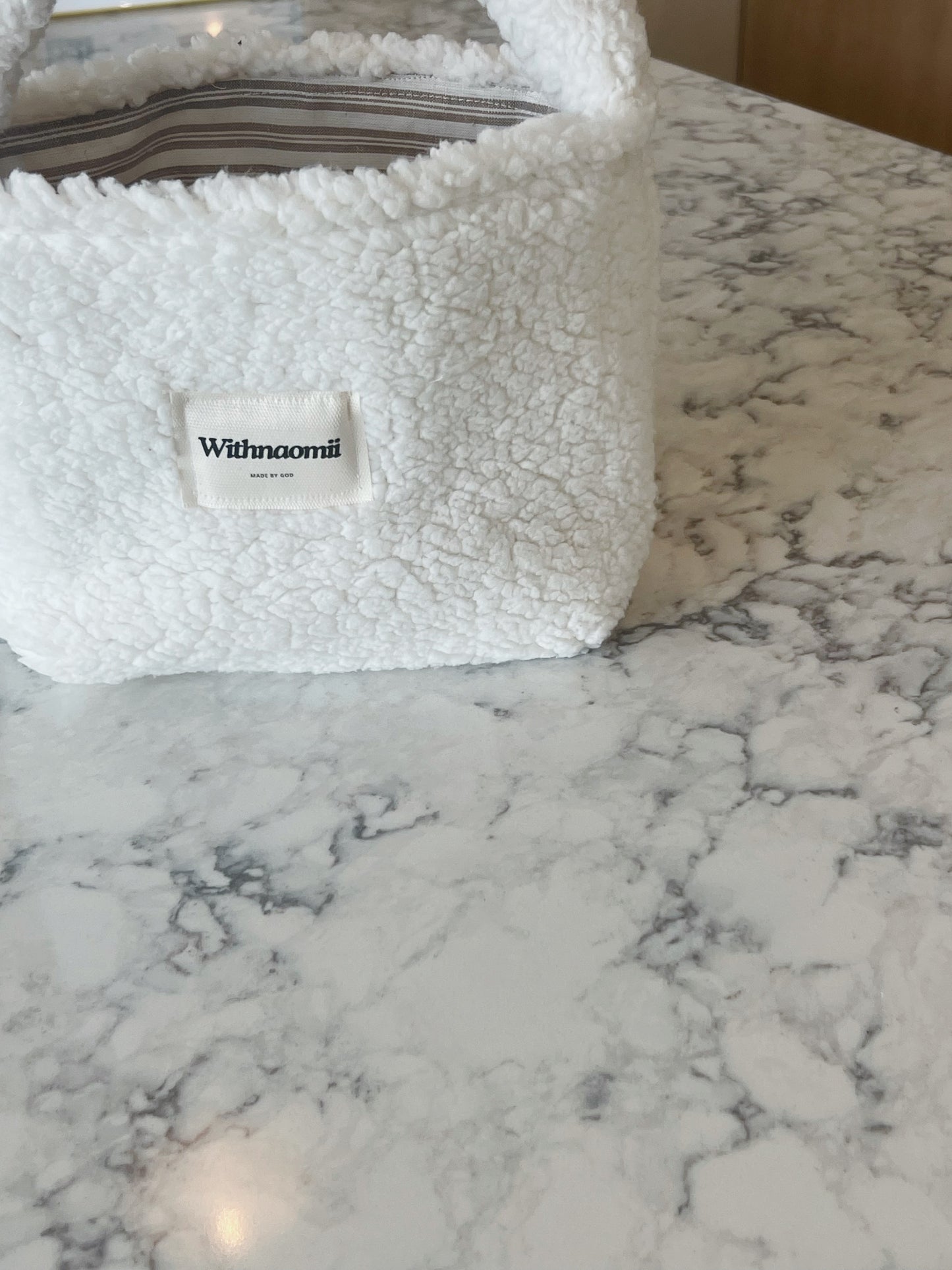 Basically not basic tote bag vanilla