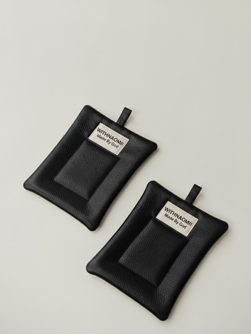 Leather coaster