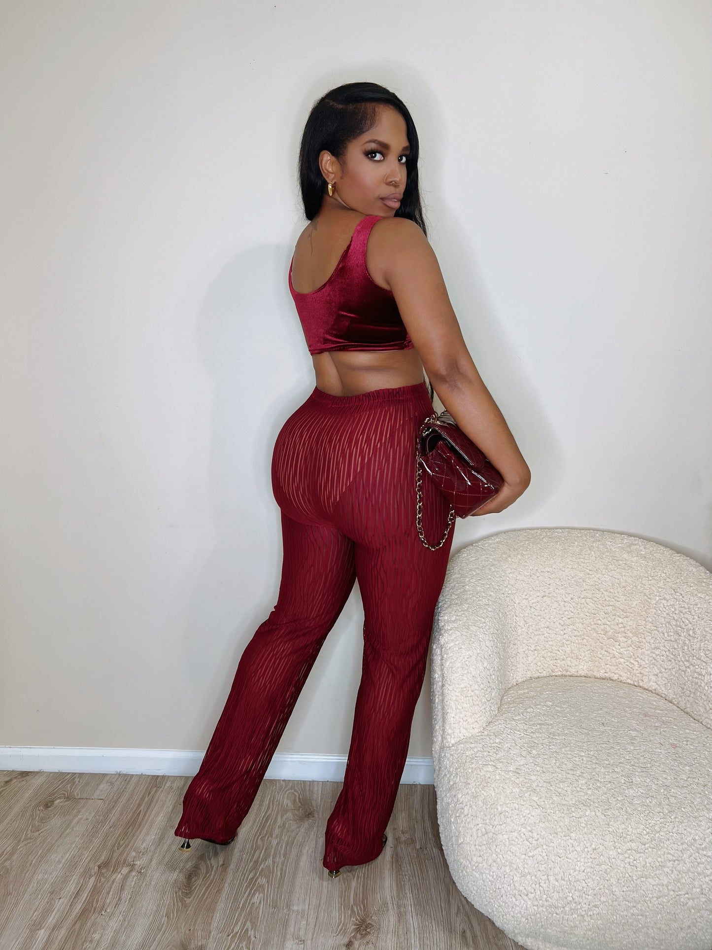 The classic velvet crop tank