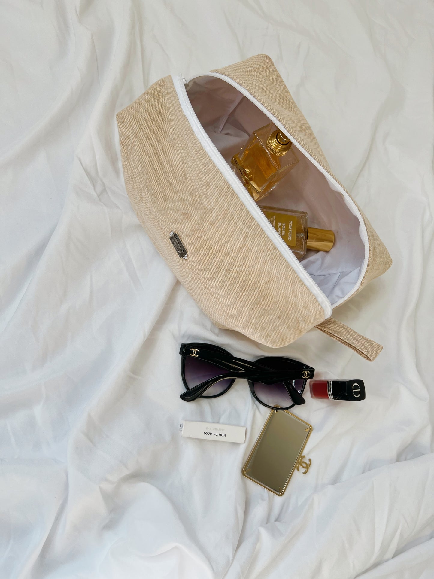 Take me with you | large bag washed taupe