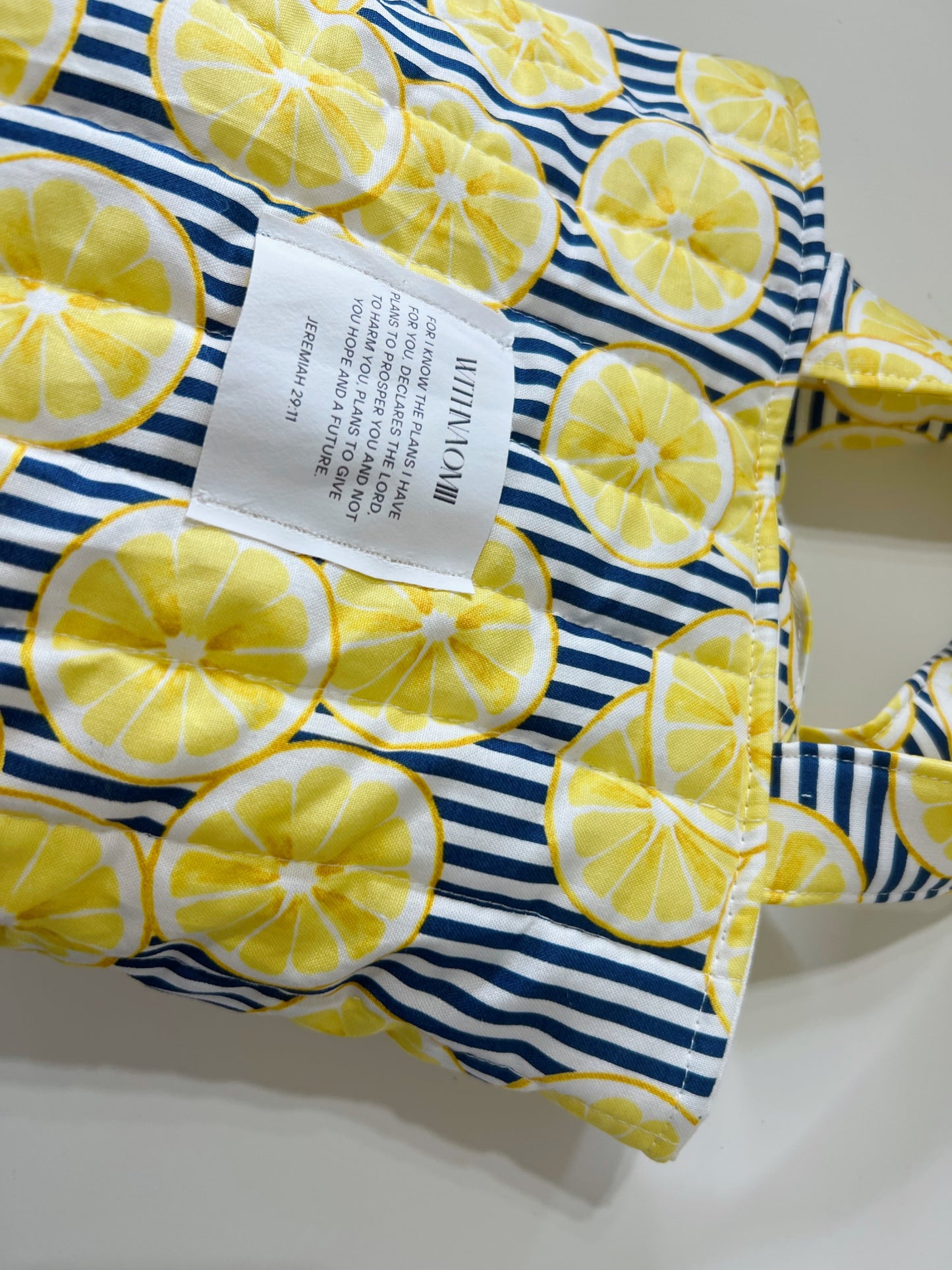 Jeremiah 29:11 the fruit mini bag (lemon)
