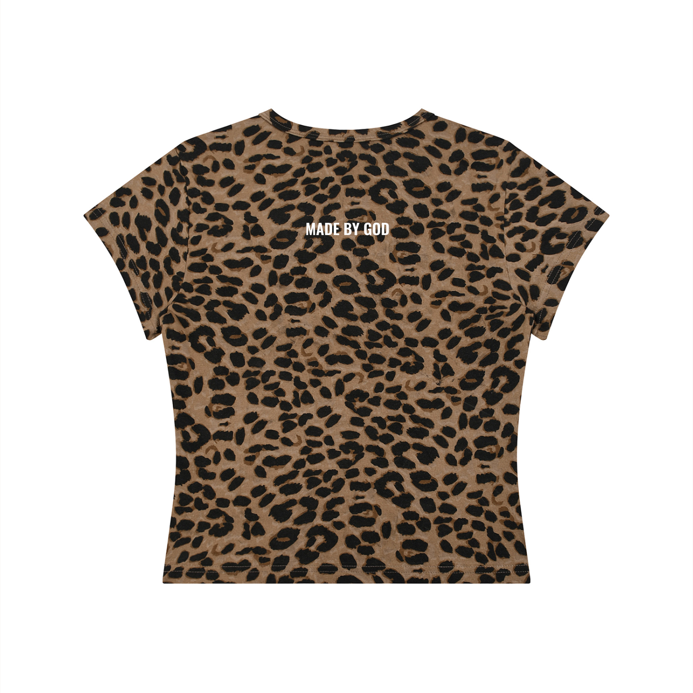 Made By God Leopard Print T-Shirt