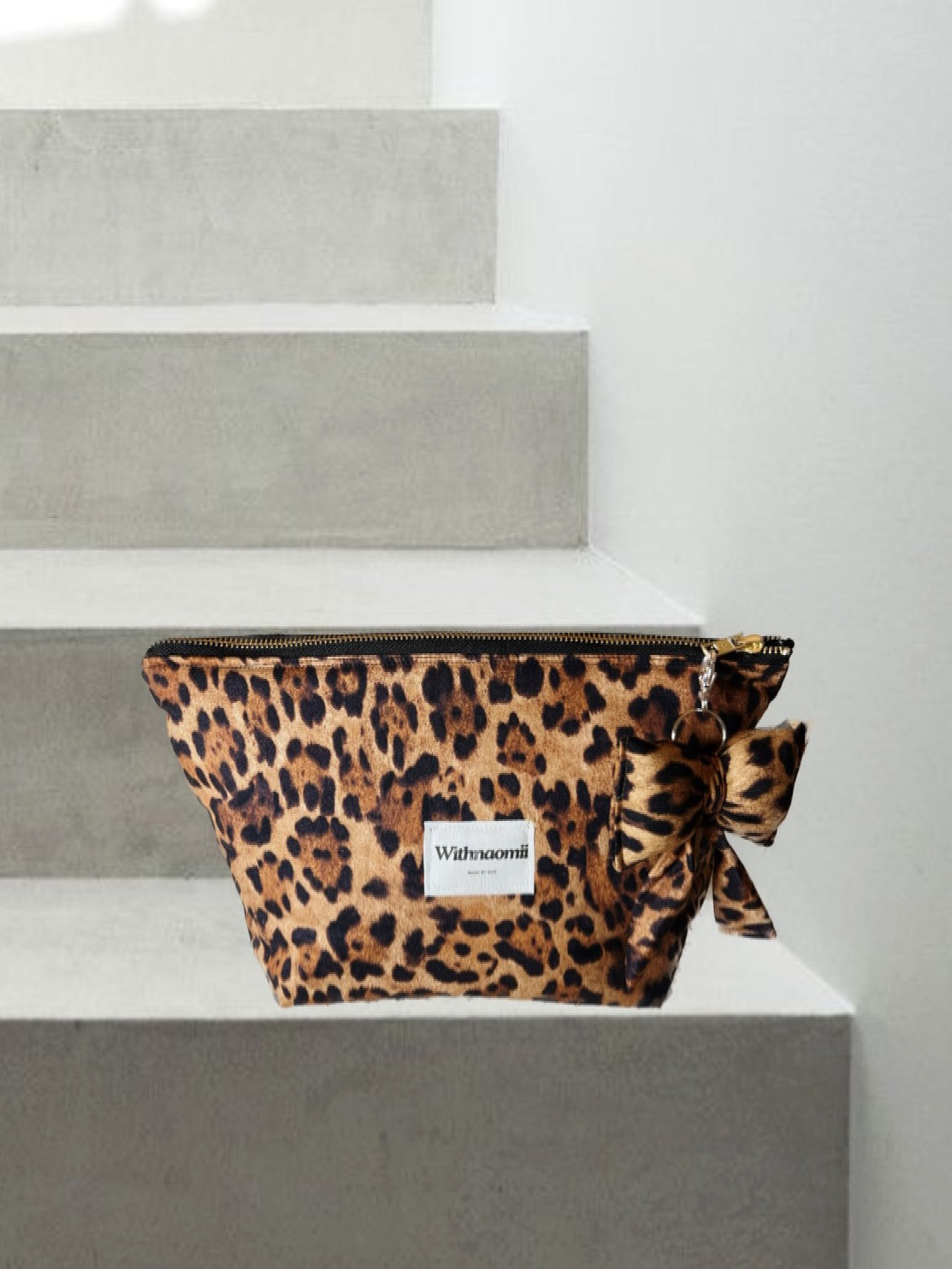 Bow moment Leopard keychain