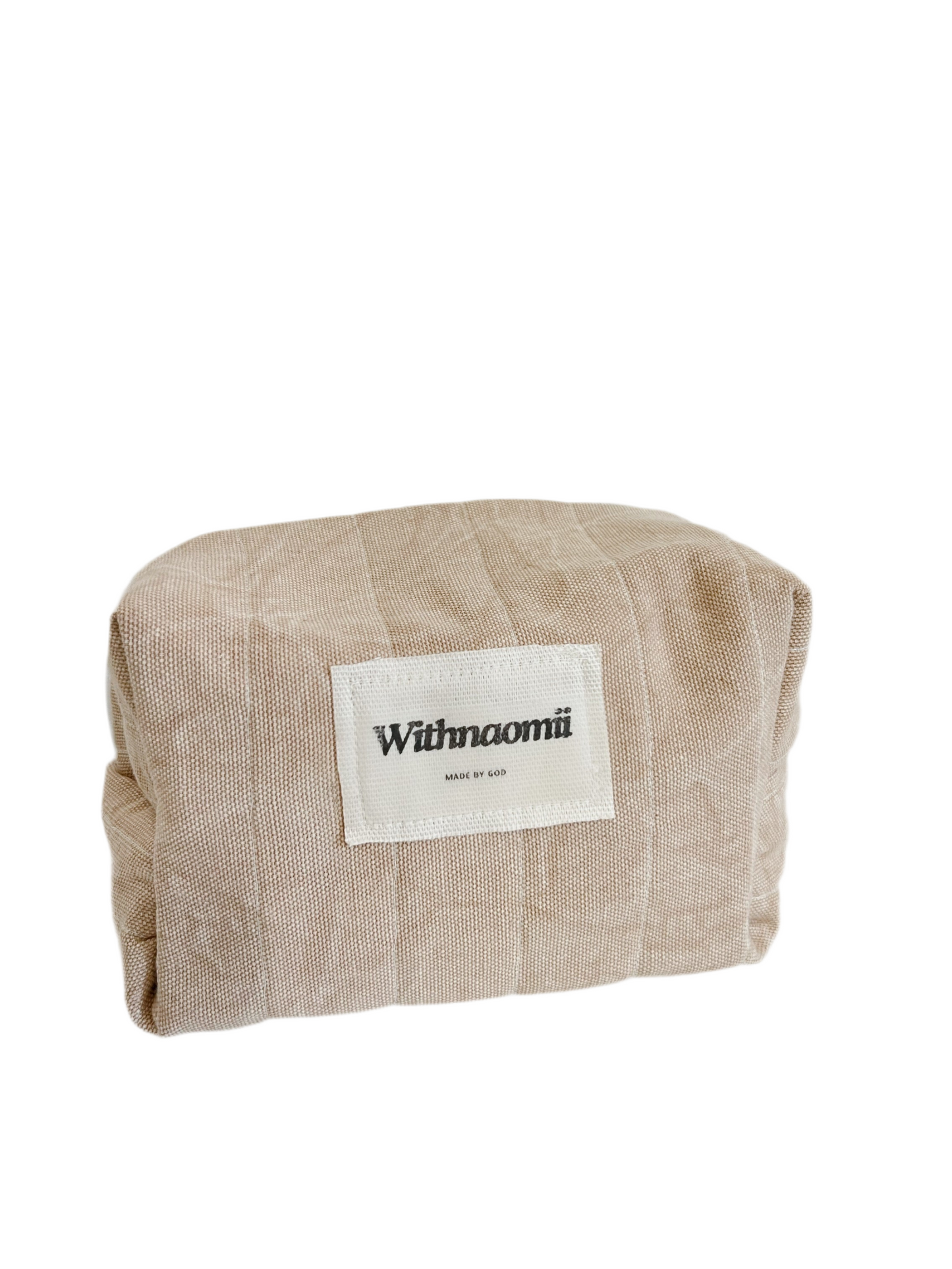 Take me with you • small quilted bag taupe