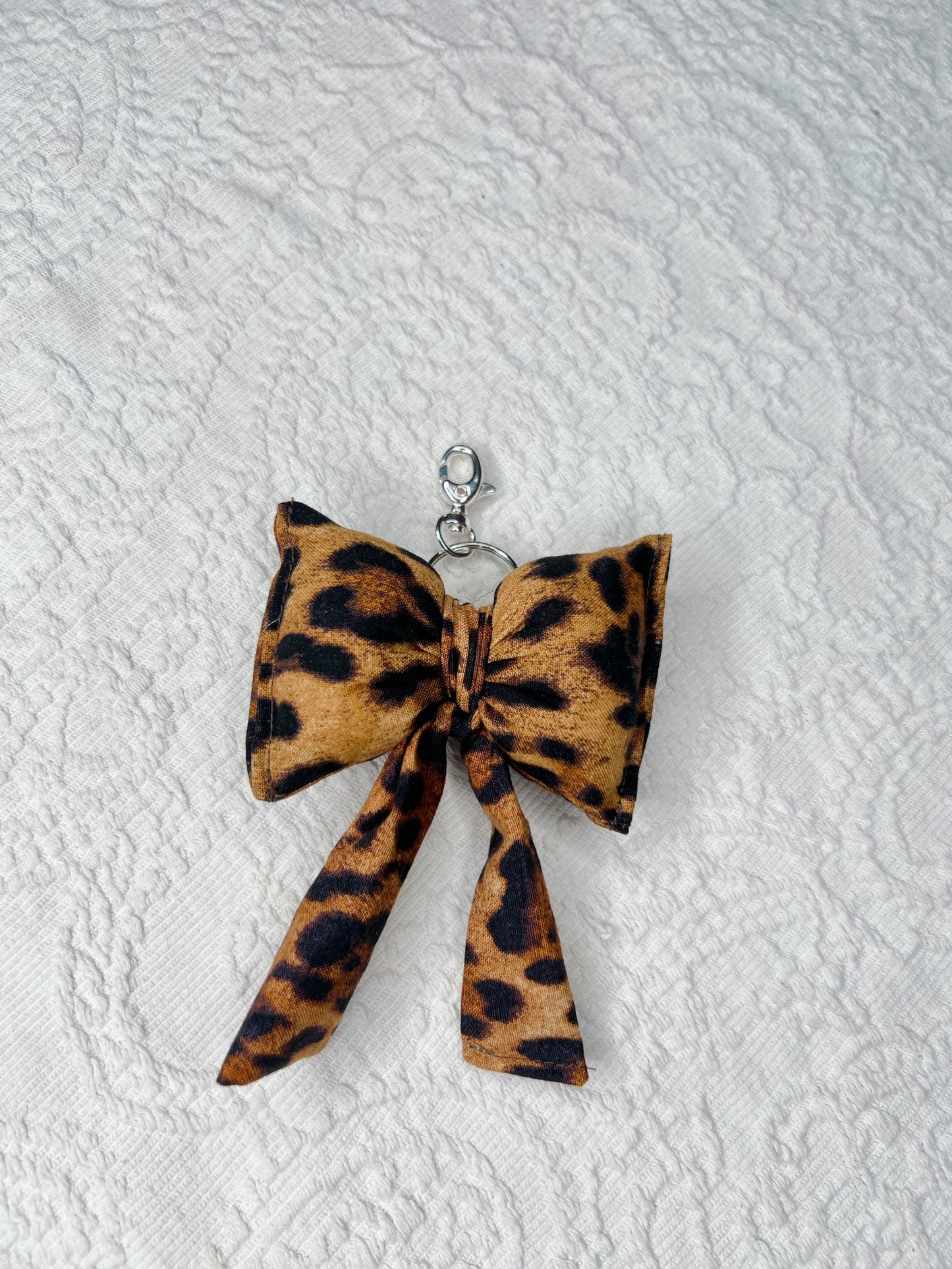 Bow moment Leopard keychain