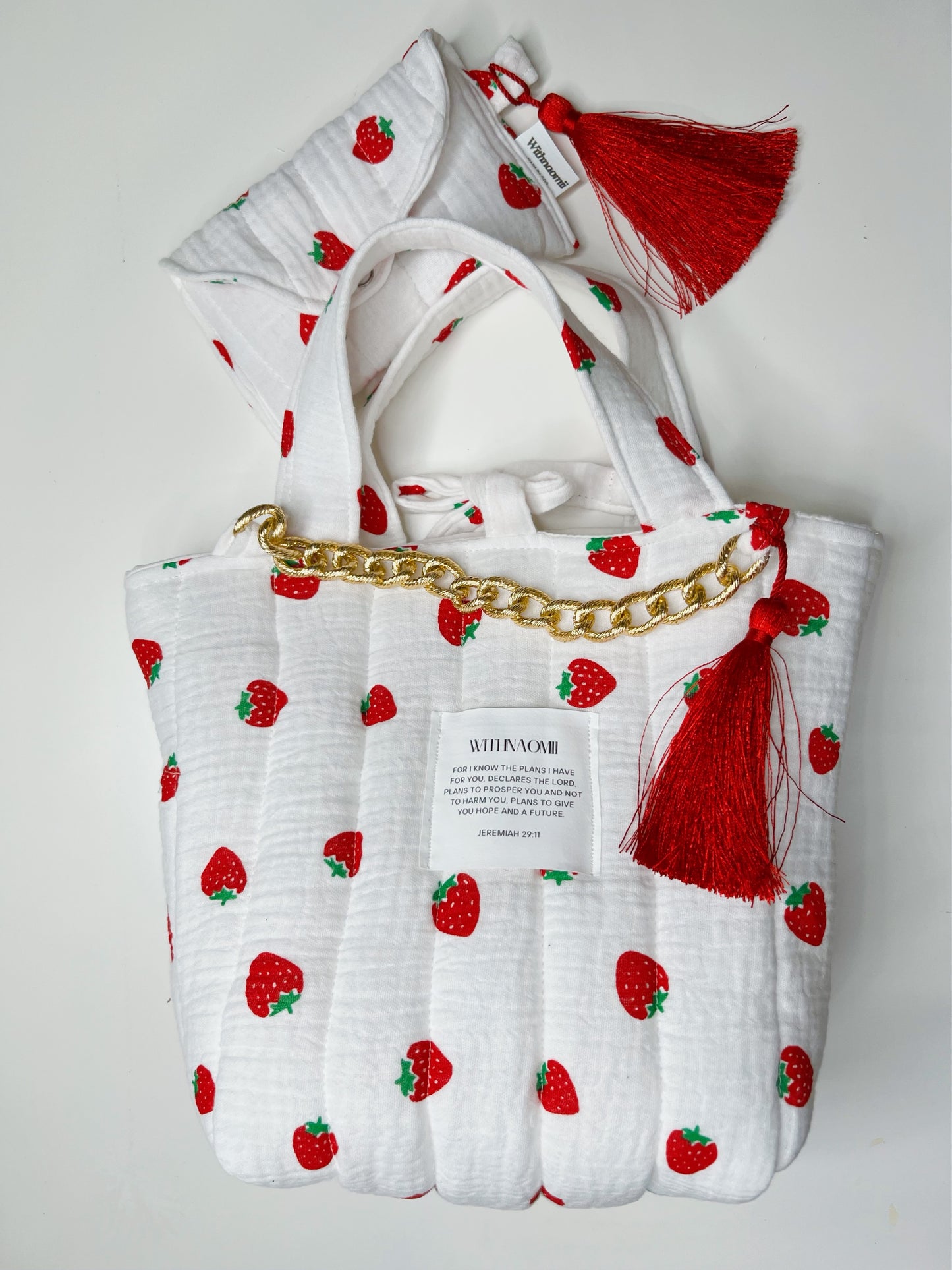 Jeremiah 29:11 the fruit mini bag (strawberries)