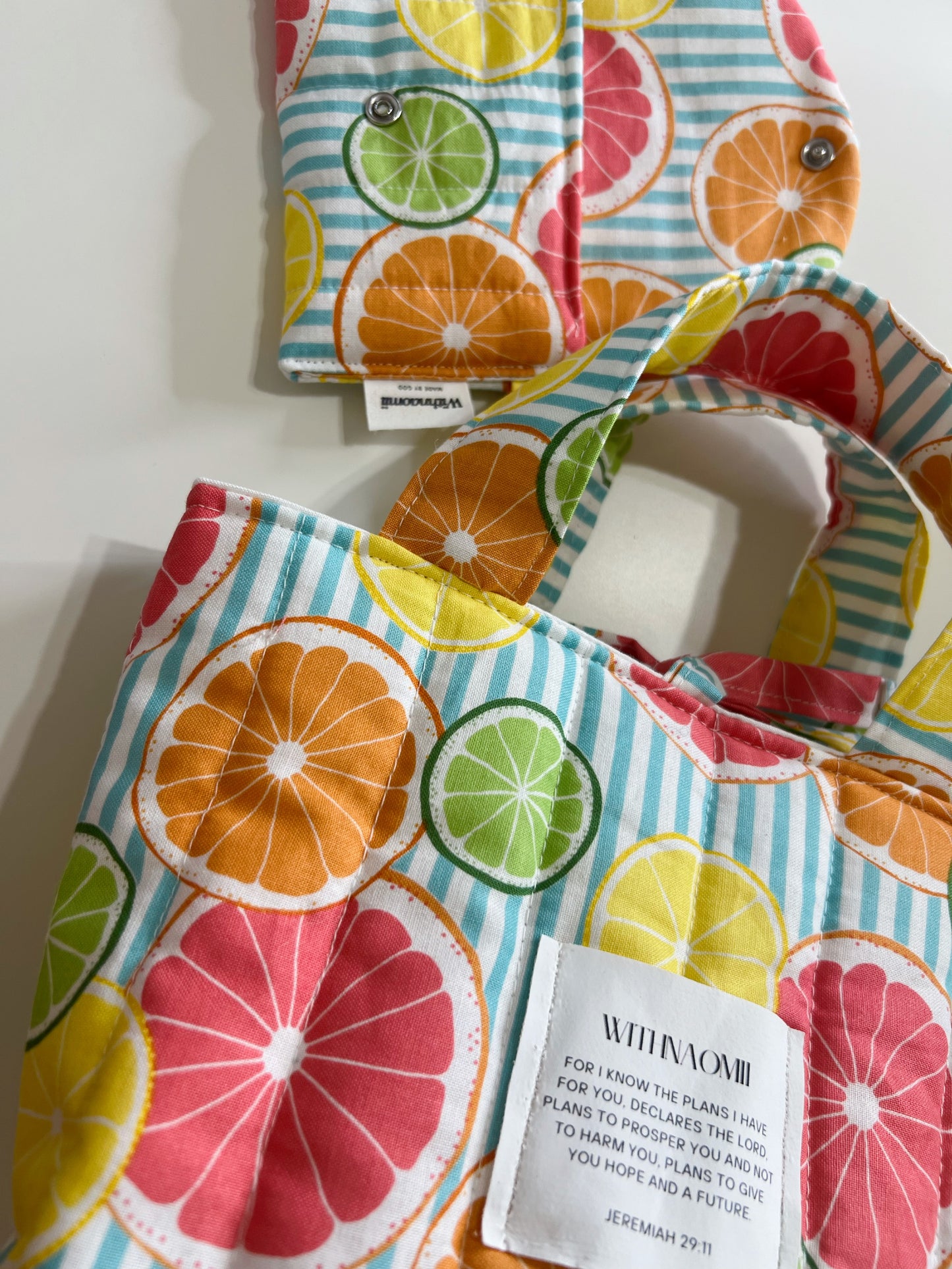 Jeremiah 29:11 the fruit mini bag (summer citrus)