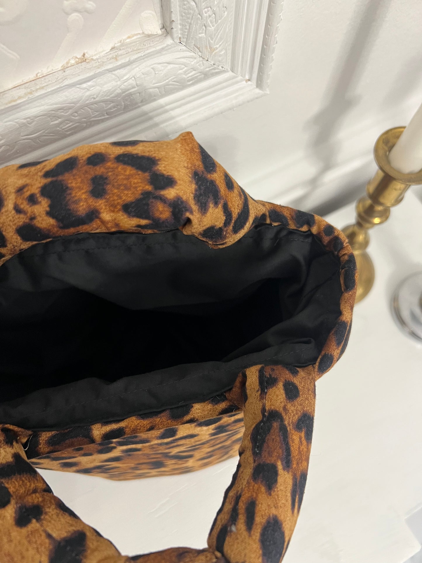 Mira puff tall tote bag
