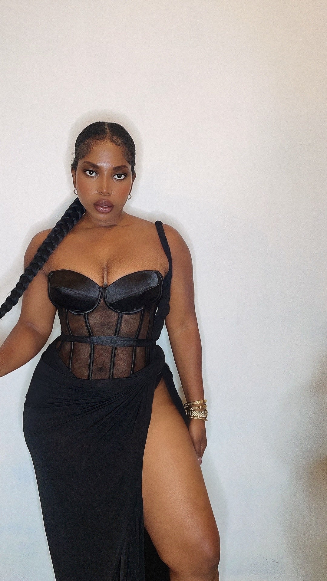 Hot body adjustable corset top