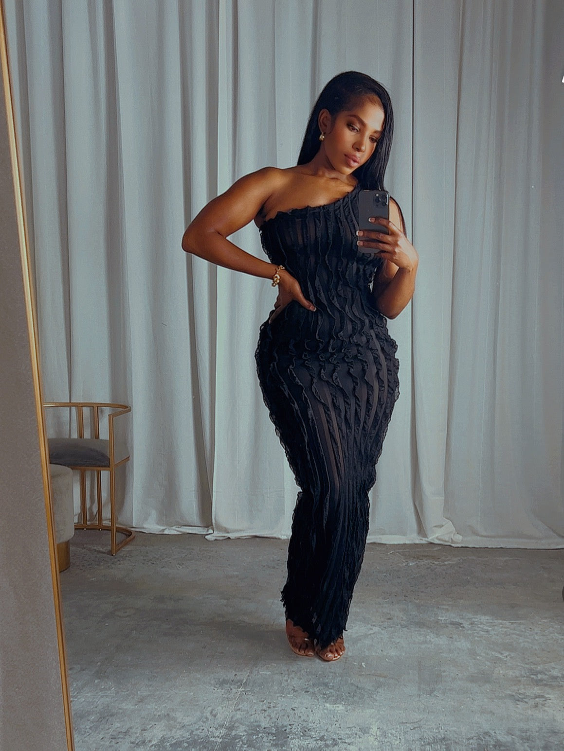 Chosen one dress restock blk