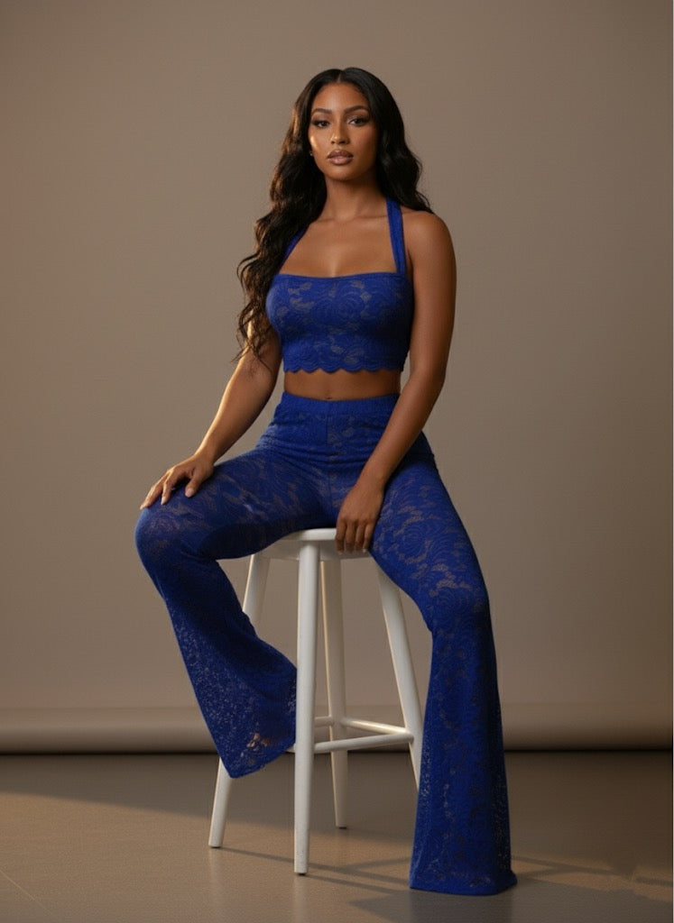 Aiko Lace set | Azure
