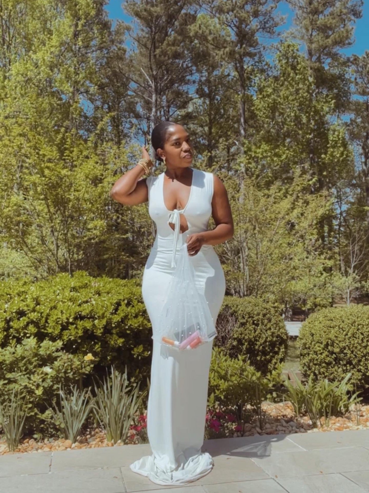 Moon midi dress