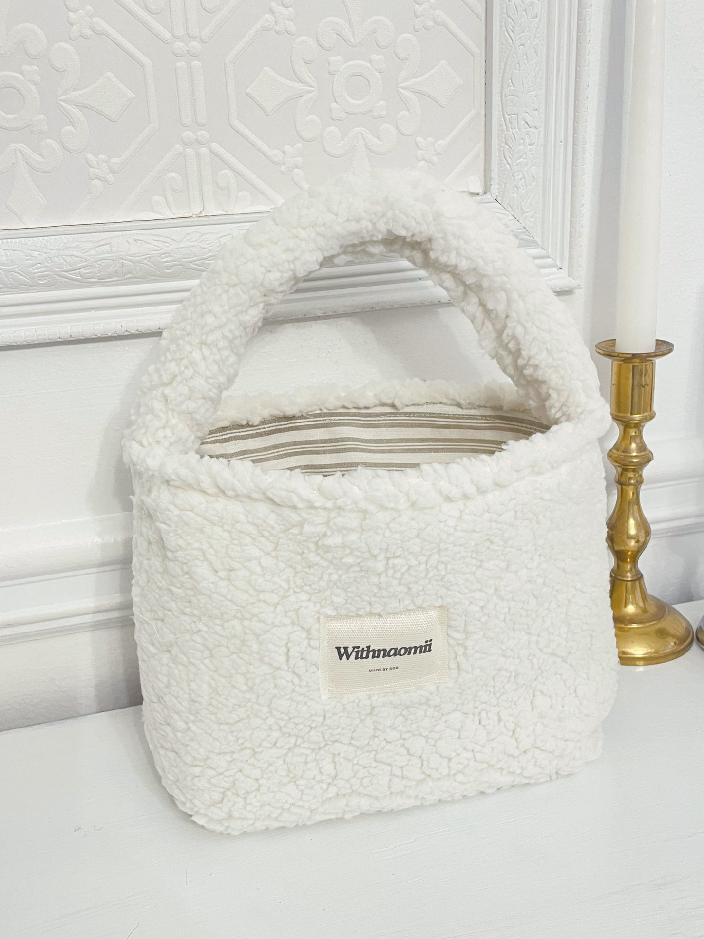 Basically not basic tote bag vanilla