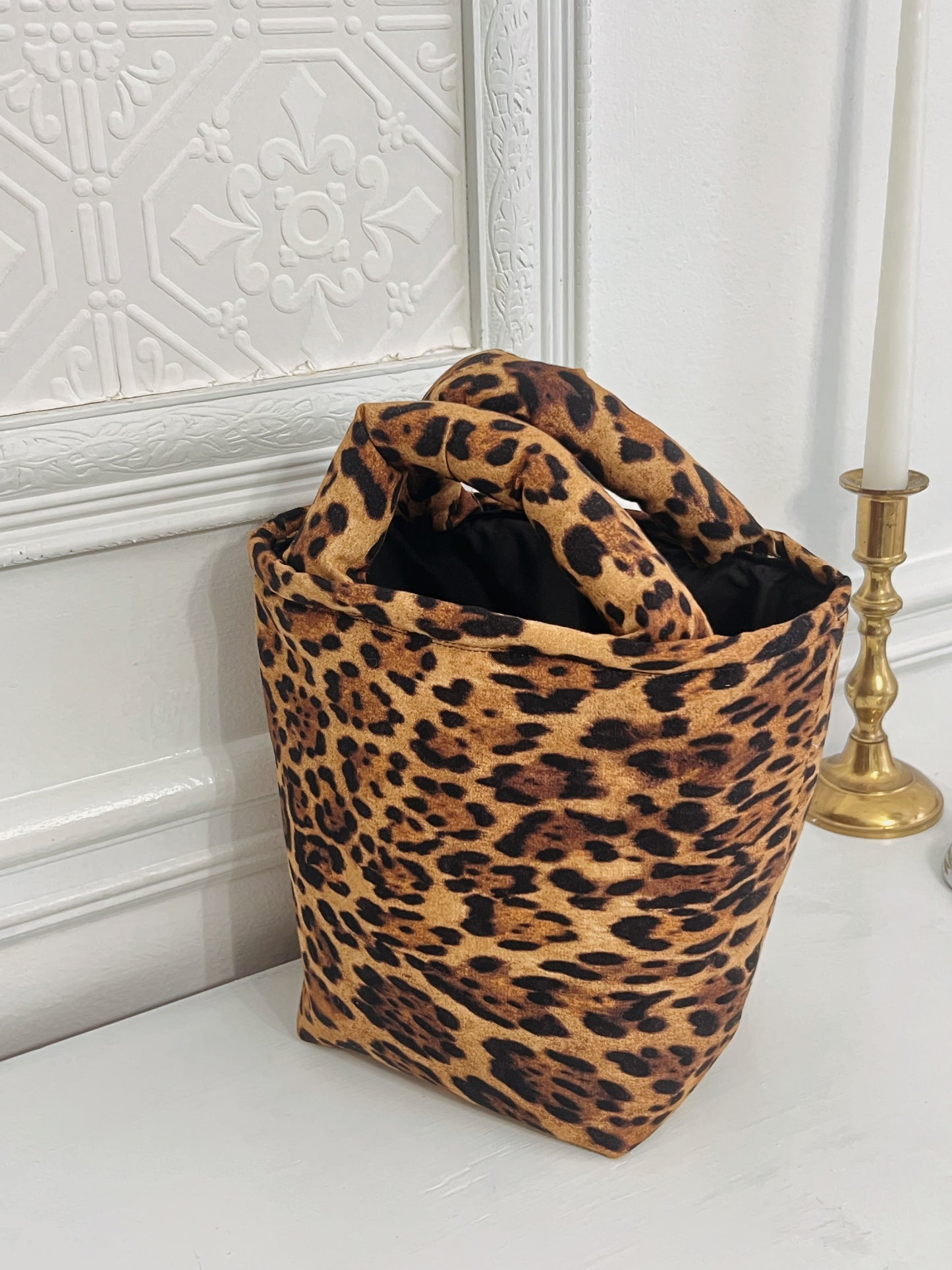 Mira puff tall tote bag