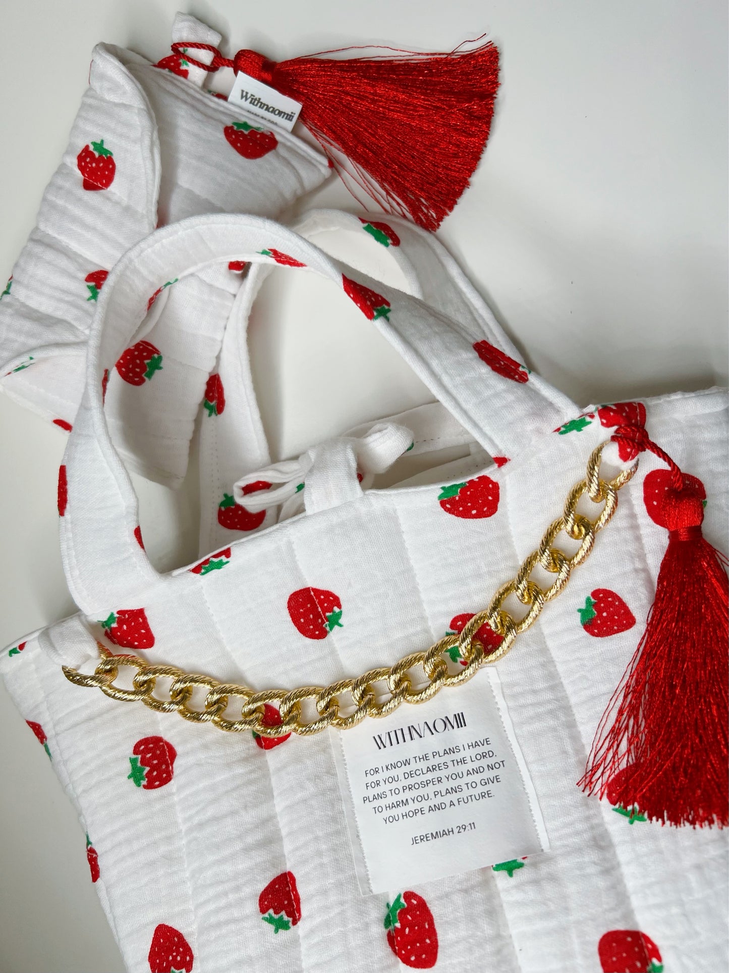 Jeremiah 29:11 the fruit mini bag (strawberries)