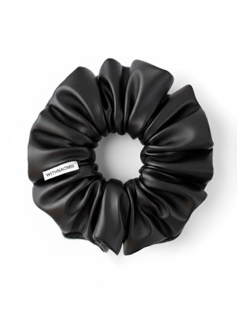 Mini Leather | XXL scrunchie