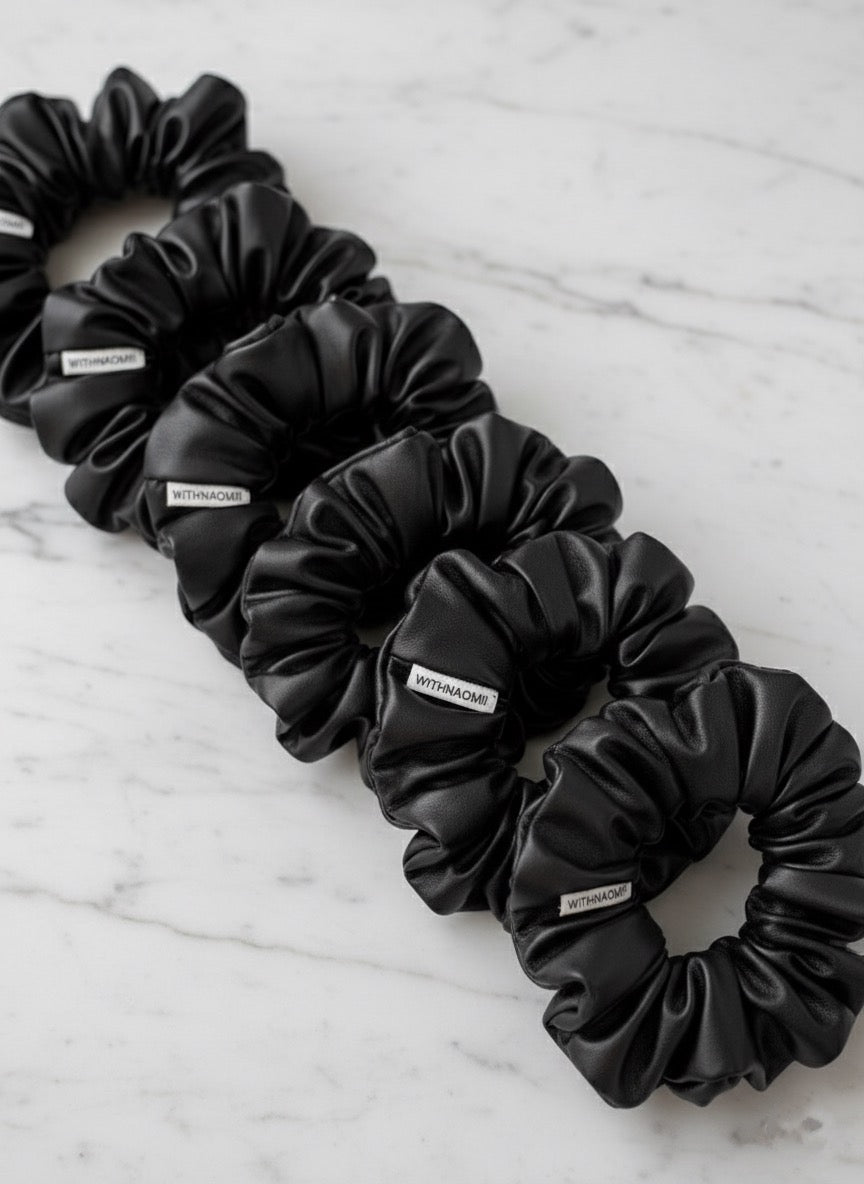 Mini Leather | XXL scrunchie