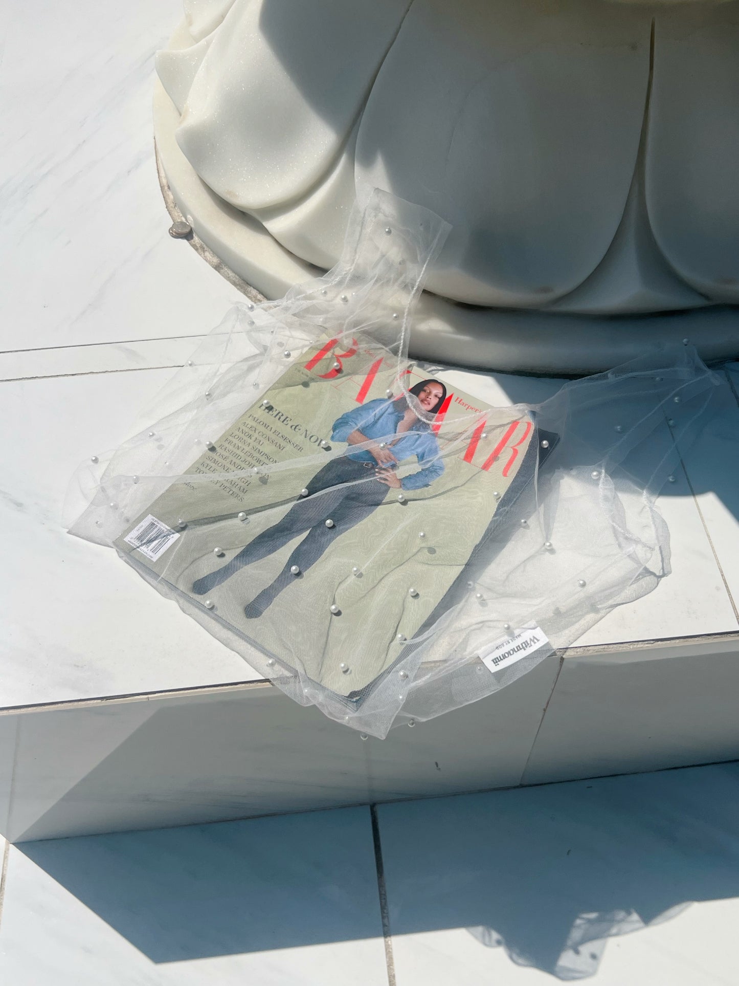 The T-shirt shopping Pearl bag