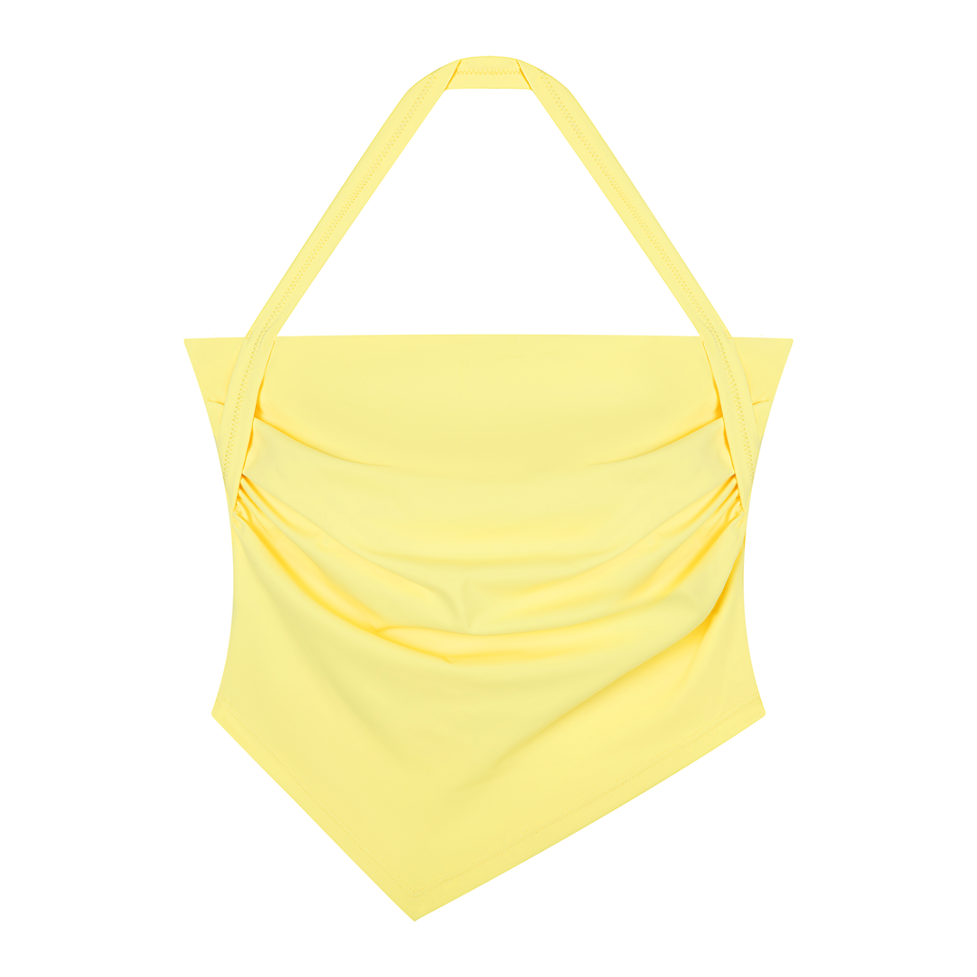 Every Day Ruched Halter Neck Yoga Tank Top