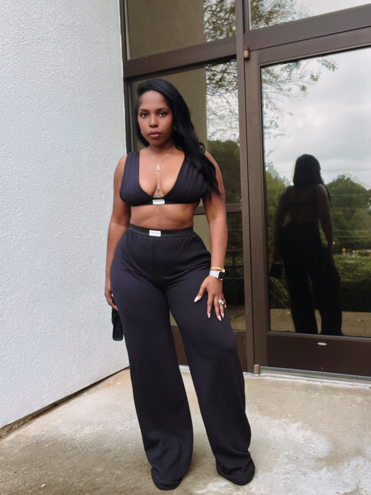 Effortless Sliming Leisure pants
