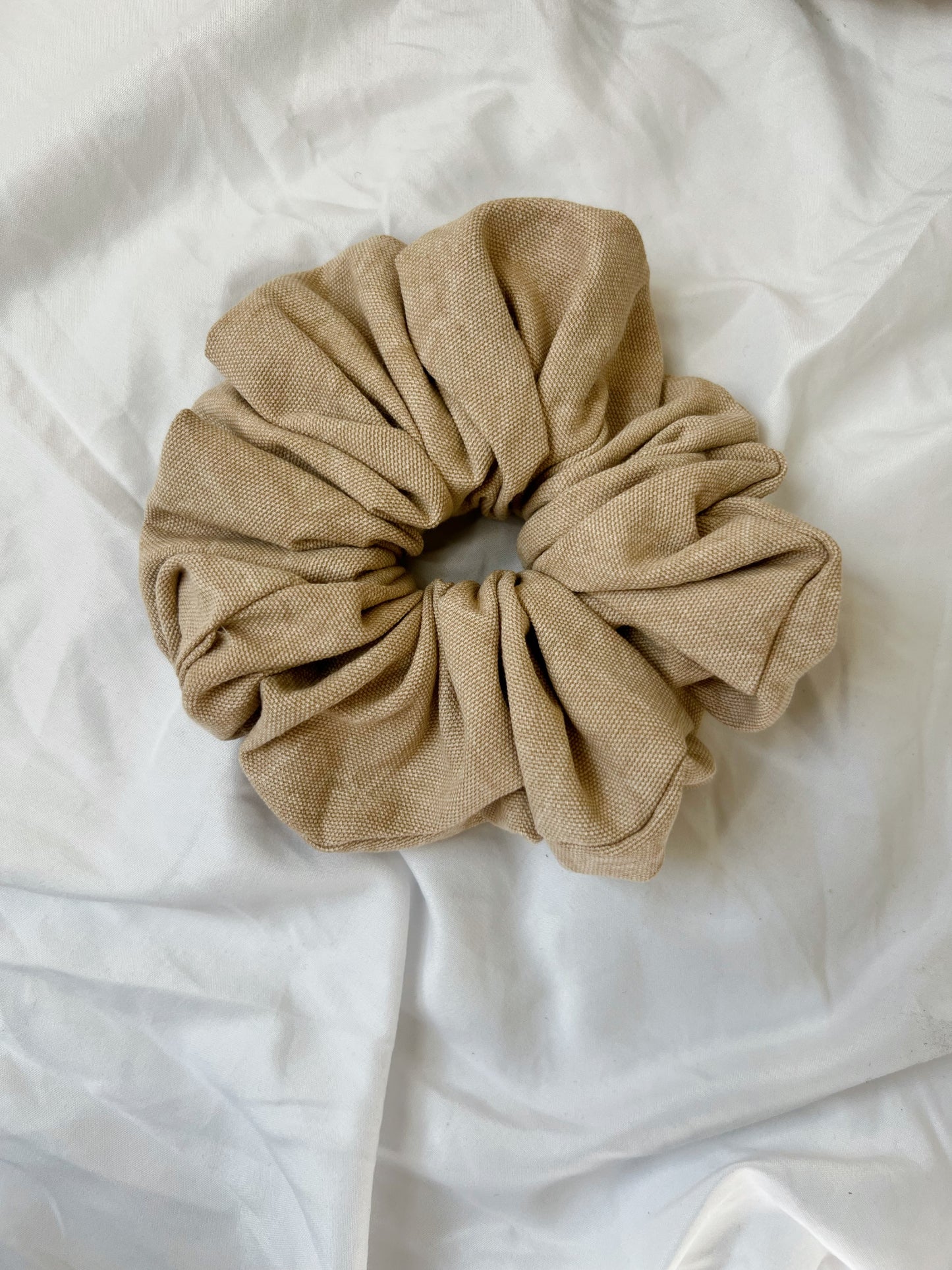 Take me with you | XXL scrunchie taupe