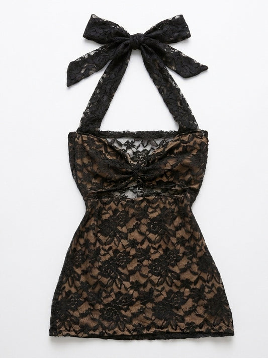 Midsummer lace halter