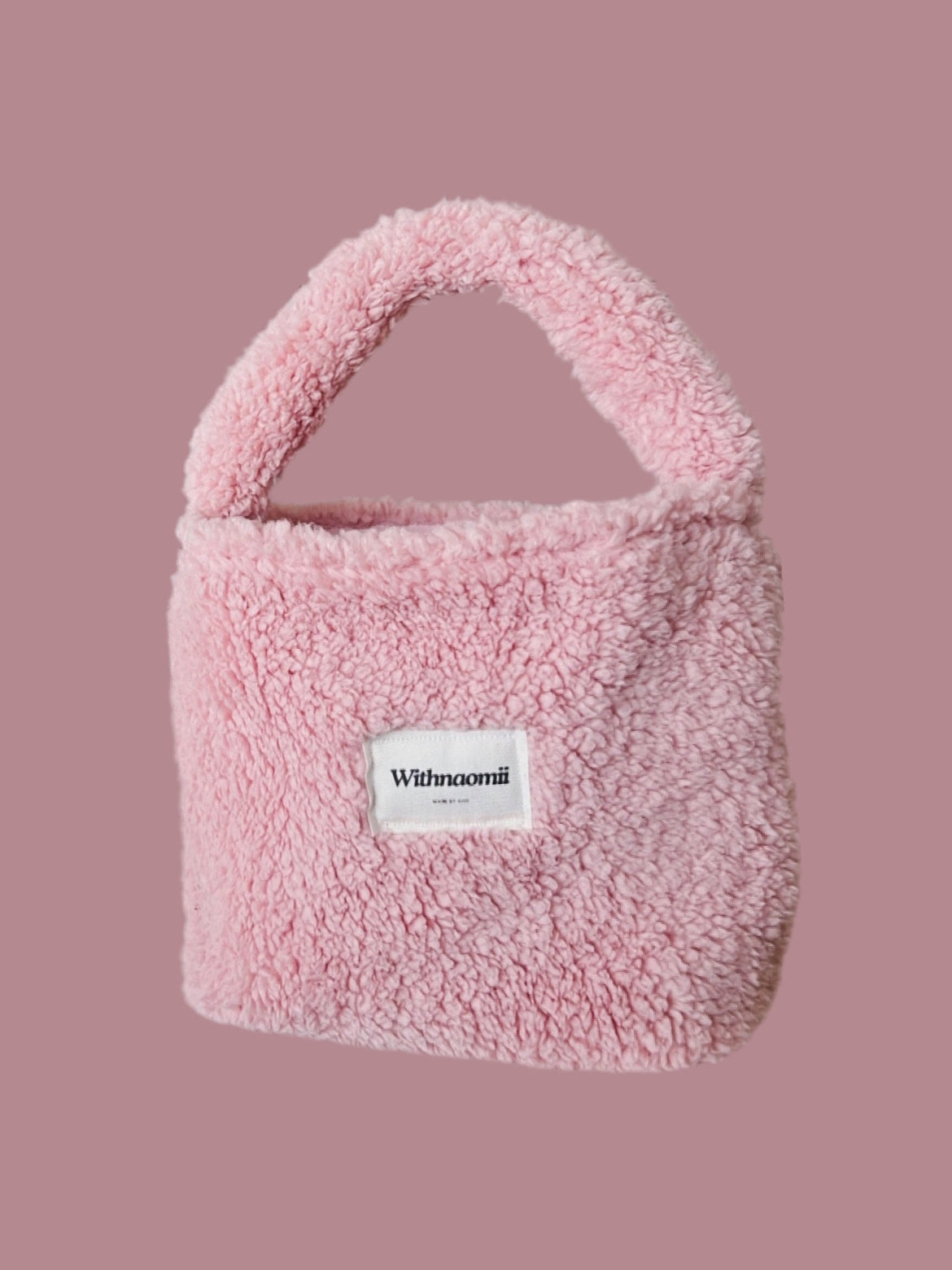 Basically not basic tote bag blush