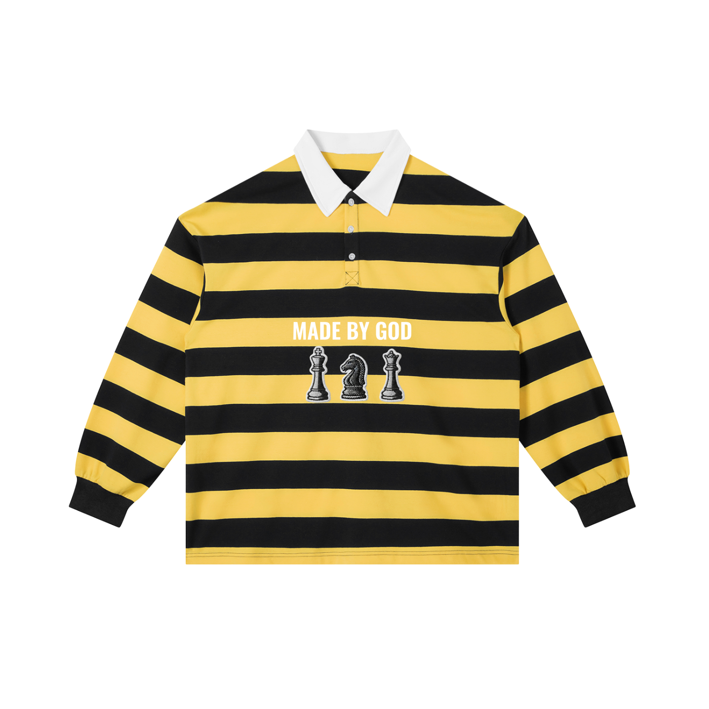 Leadership Color Block Stripe Polo Shirt