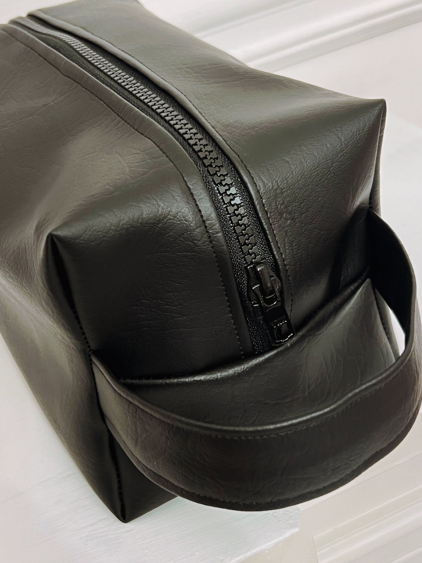 Leather money unisex pouch