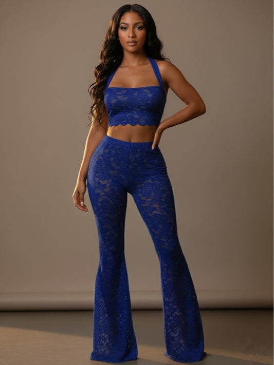 Aiko Lace set | Azure