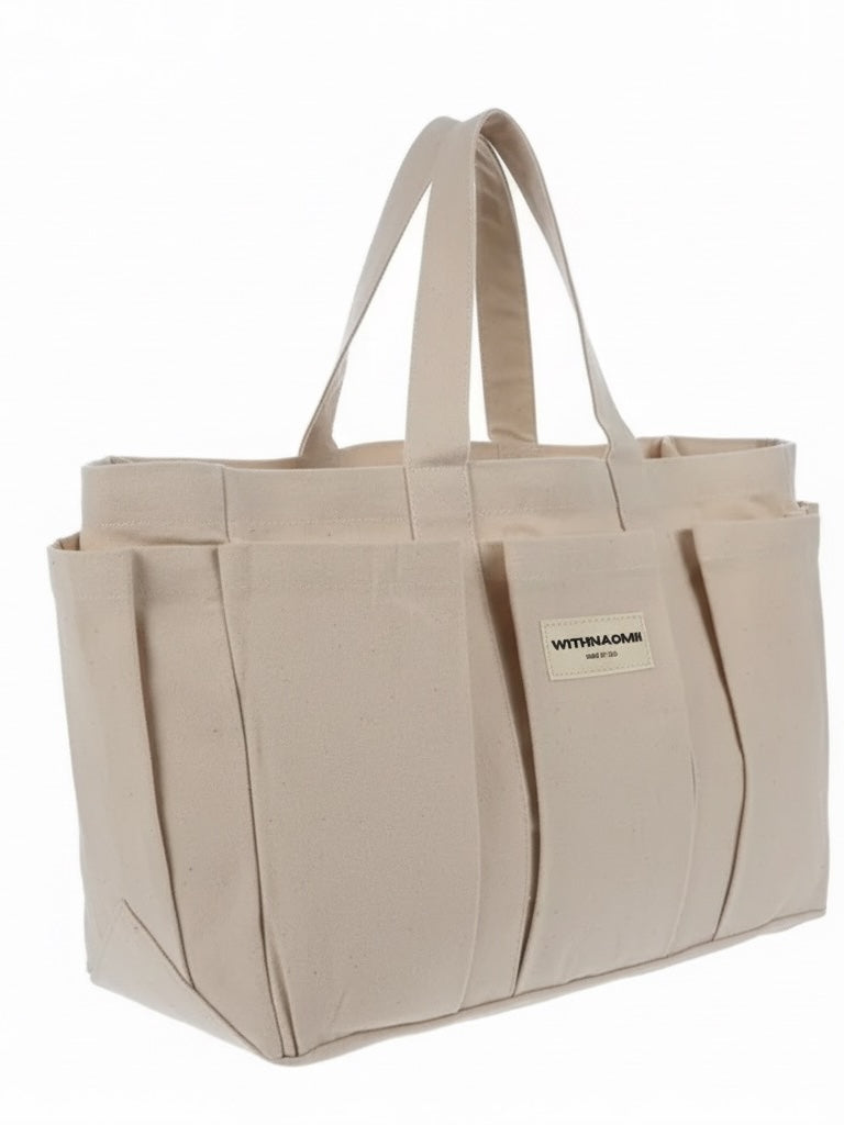 Carry everything with me tote | Natural hue