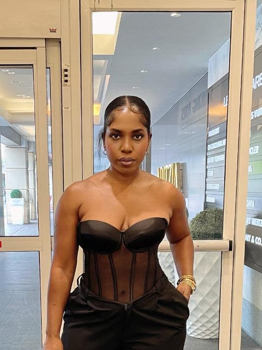 Hot body adjustable corset top