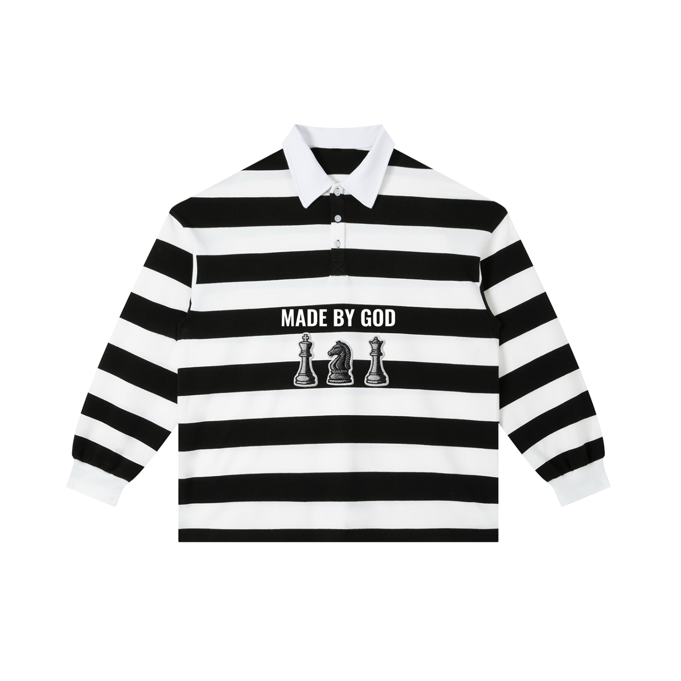 Leadership Color Block Stripe Polo Shirt