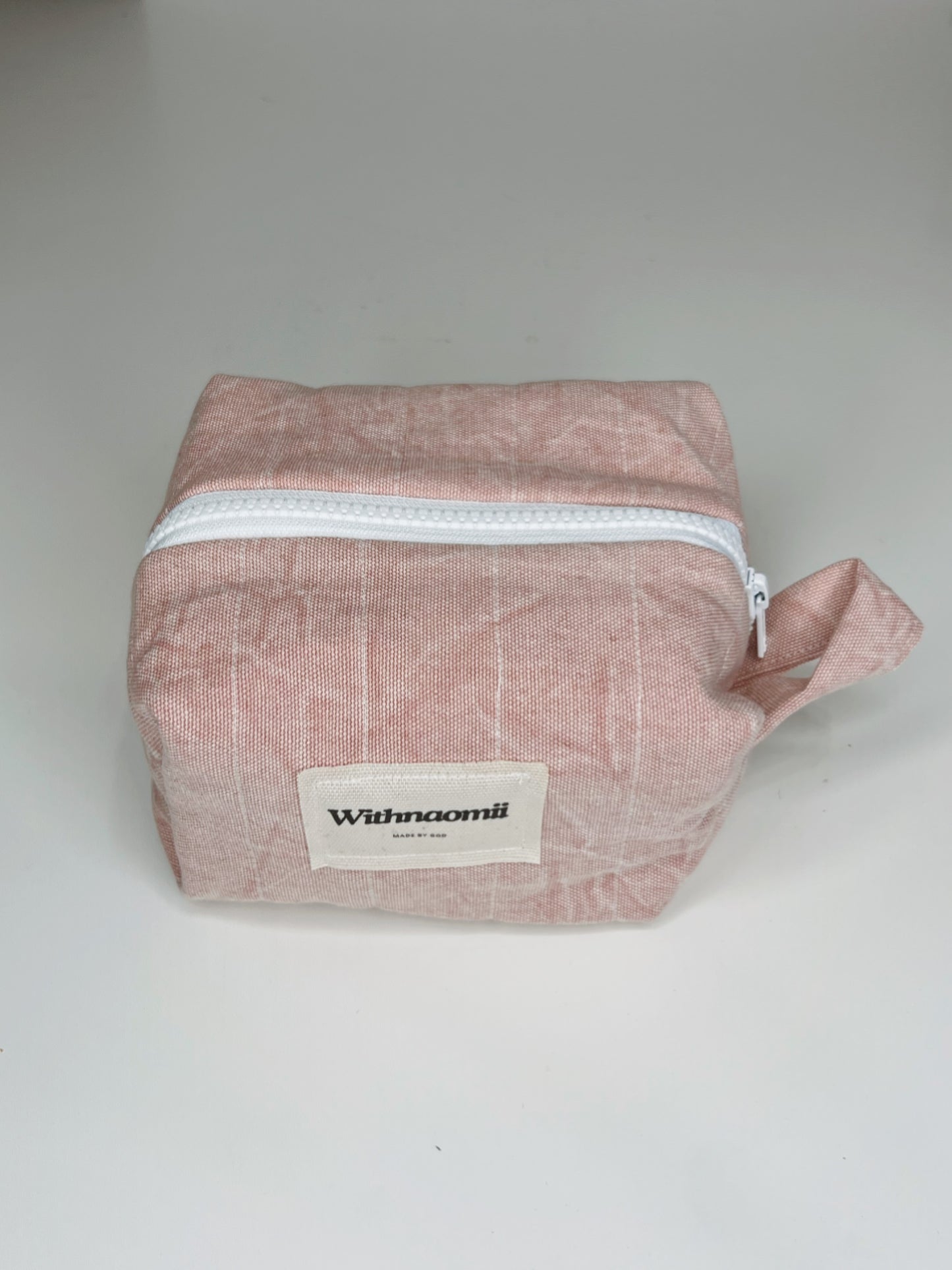 Take me with you • small quilted bag blush