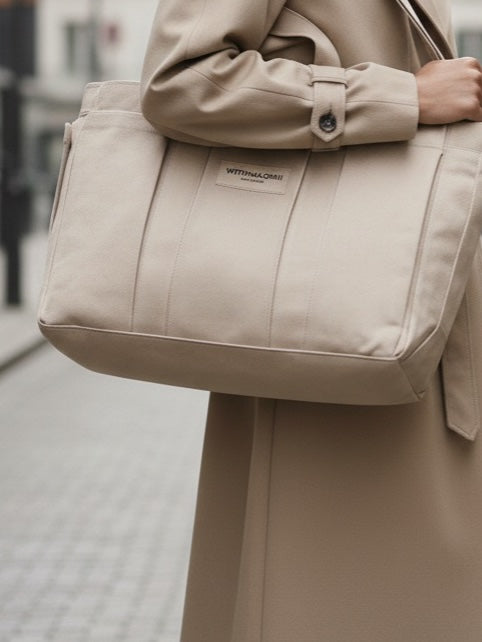 Carry everything with me tote | Natural hue