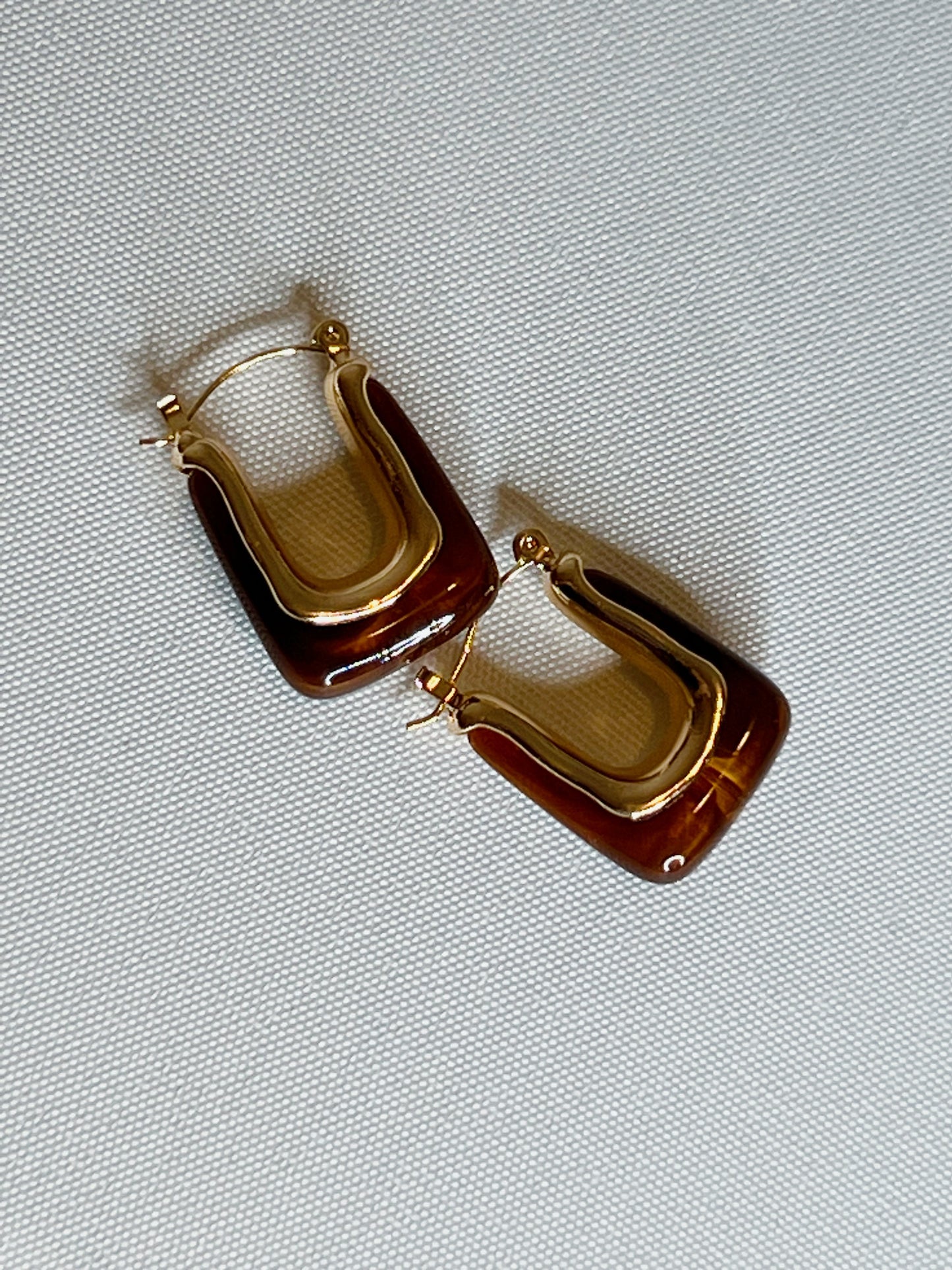 Chocolate chip earrings