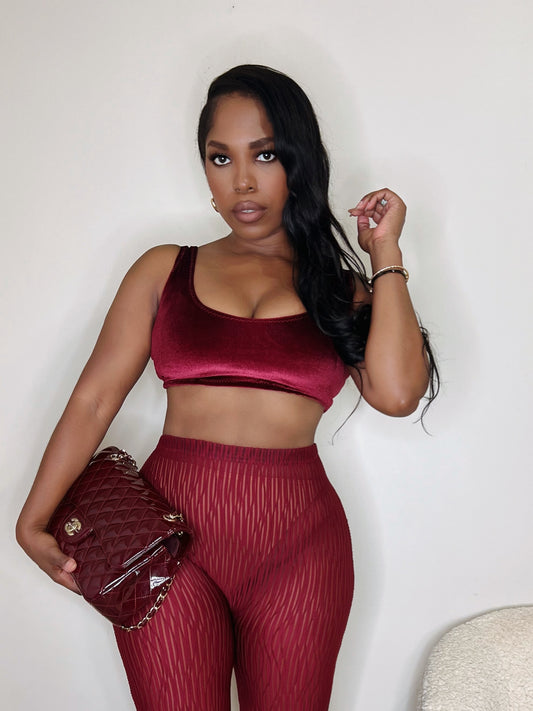 The classic velvet crop tank