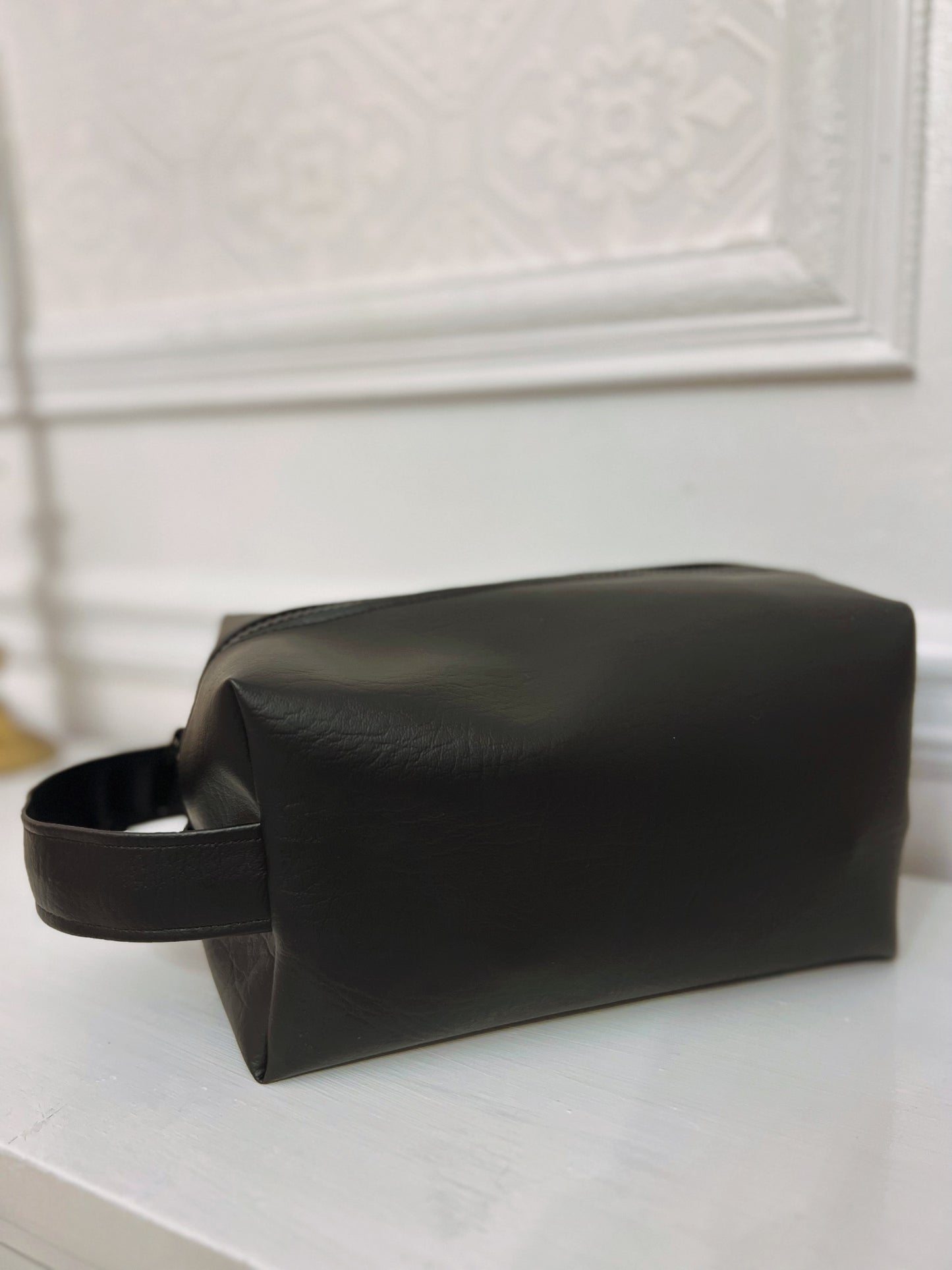 Leather money unisex pouch