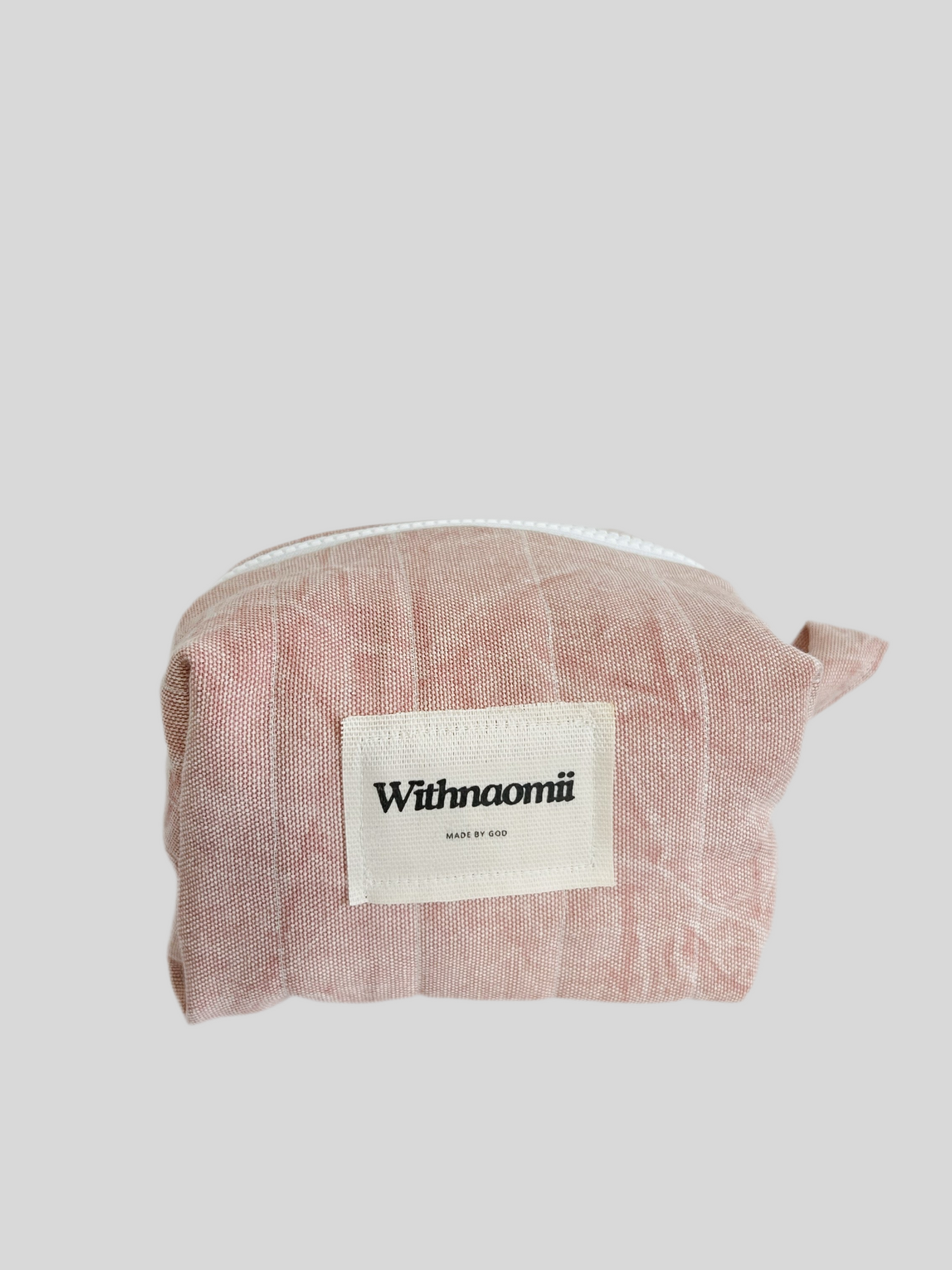 Take me with you • small quilted bag blush