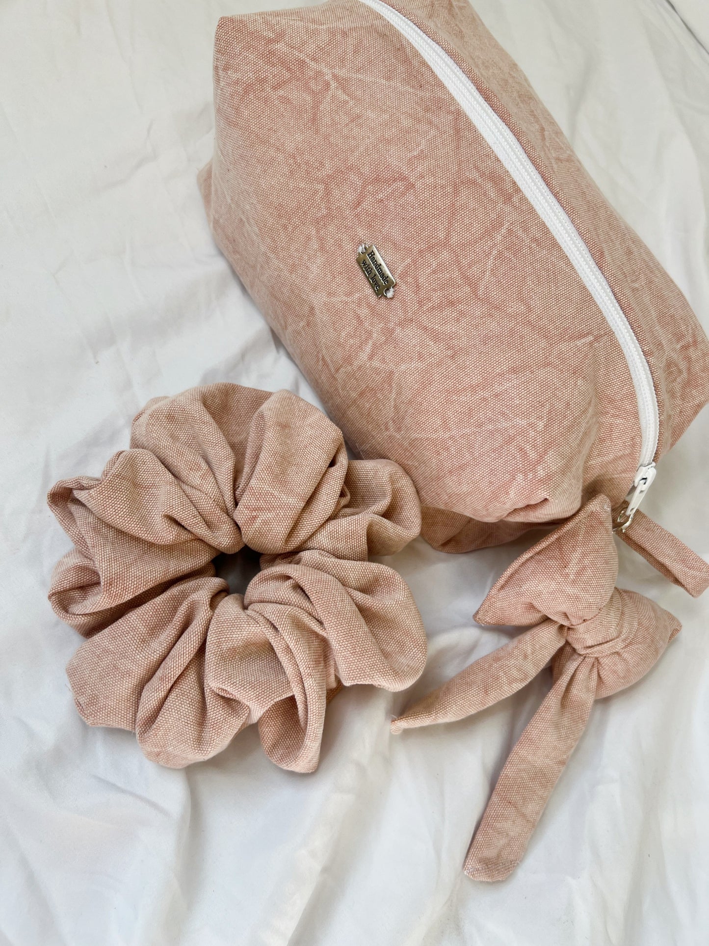 Take me with you | XXL scrunchie blush