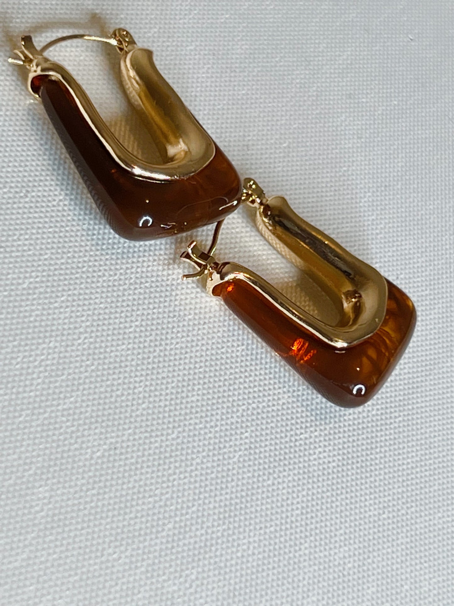 Chocolate chip earrings