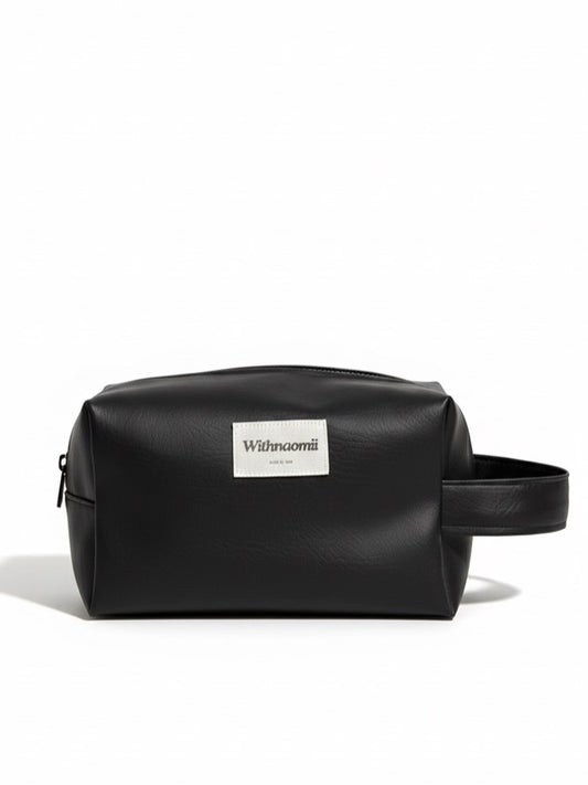 Leather money unisex pouch