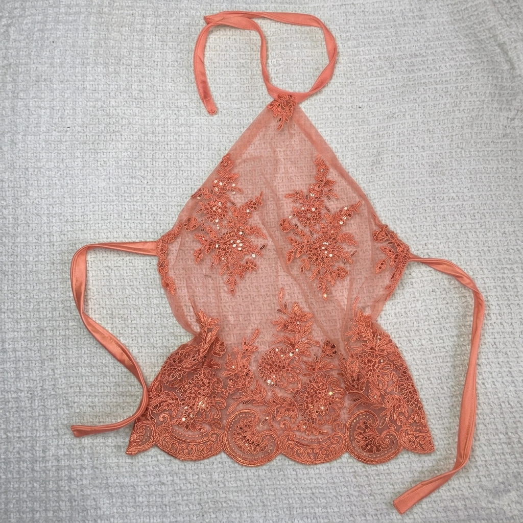 Peach lemonade pucker halter top