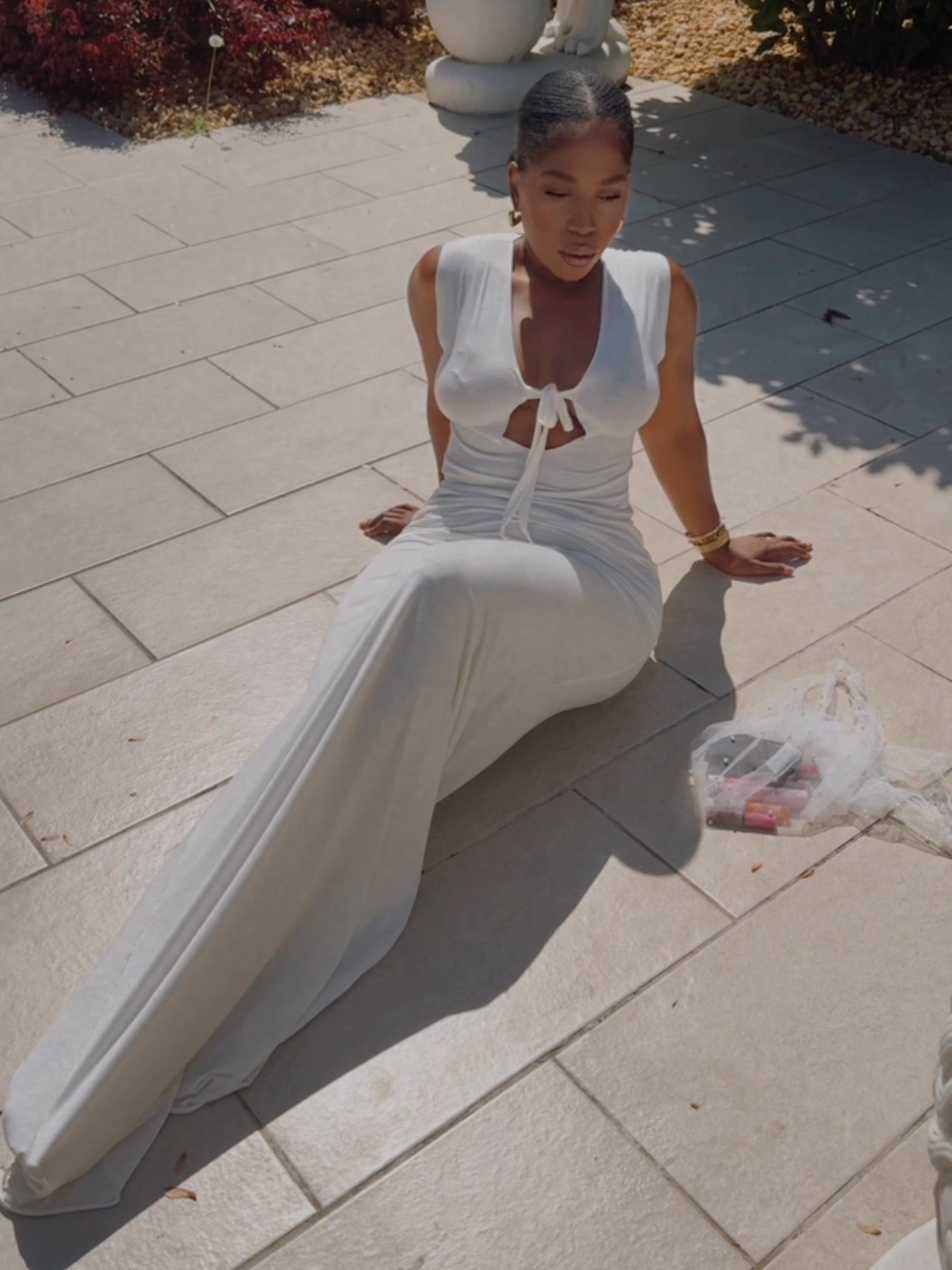 Moon midi dress