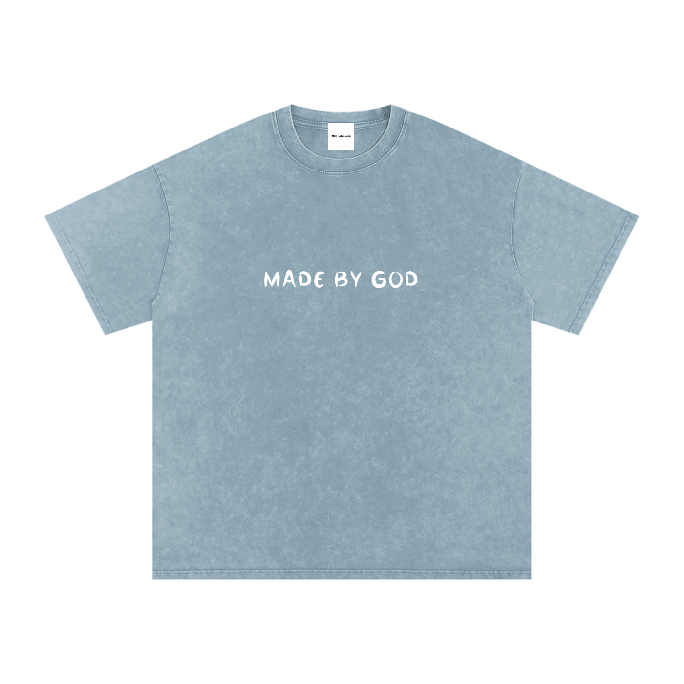The Blueprint Washed Oversized Unisex Cotton T-Shirt