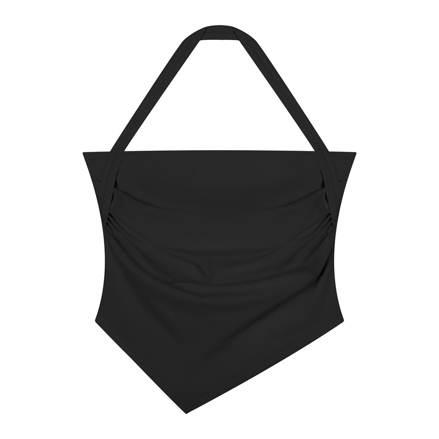 Every Day Ruched Halter Neck Yoga Tank Top