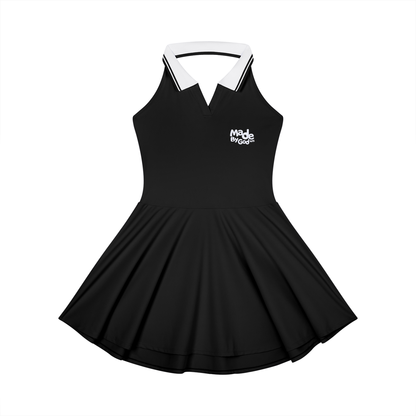 Victory Women's Collared Halter A-Line Tennis Dress
